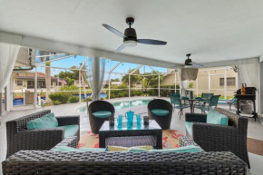 Renovated home on direct Gulf-access canal with electric-heated pool - Villa Geraldine